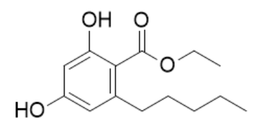 38862-65-6 Benzoic acid, 2,4-Dihydroxy-6-pentyl-, ethyl ester